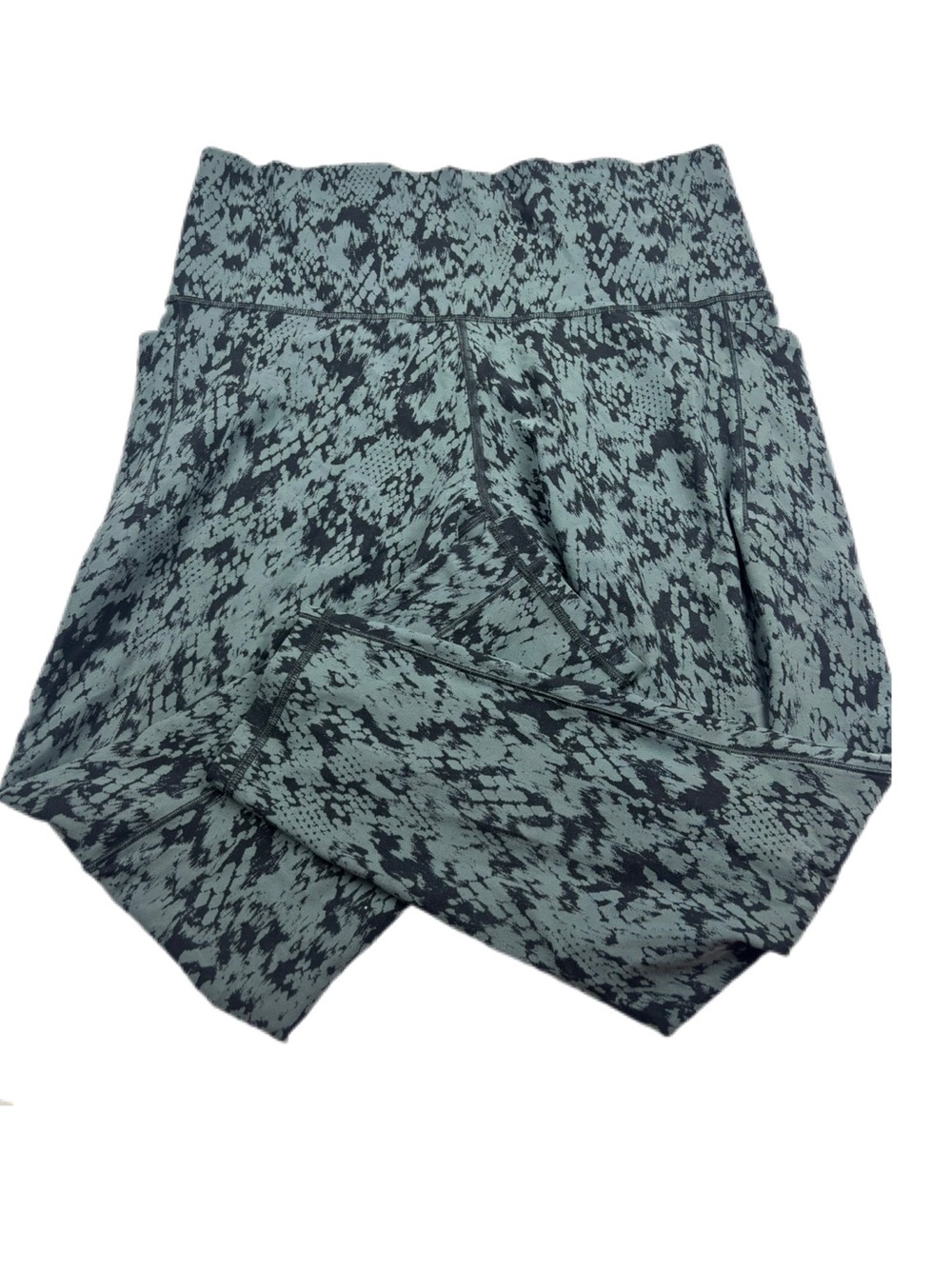 Athleta Salutation Stash Pocket II Printed 7/8 Tight Leggings Snake Size 1X